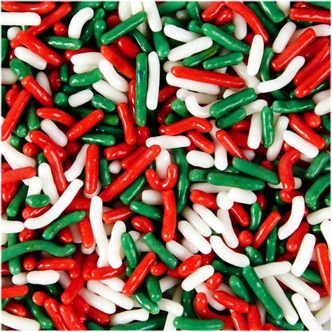 Wilton Holiday Sprinkles Jimmies 111 Oz Sprinkle Mixes Candy Shapes