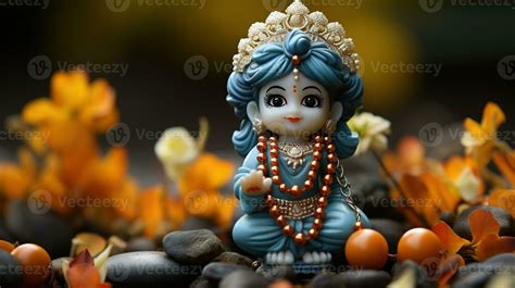 Janmashtami Hindu Festival Celebrating The Birth Of The God Krishna