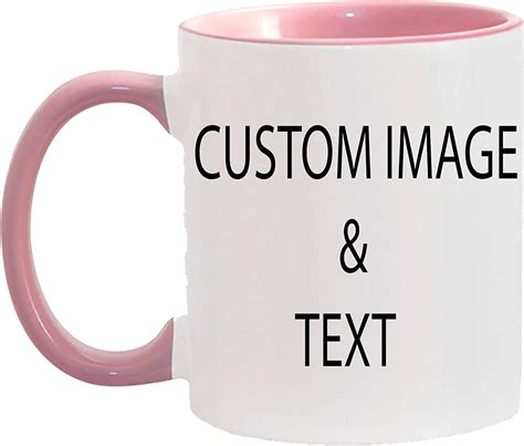 Amazon Customized Photo Mug With Personalized Text Upload Your