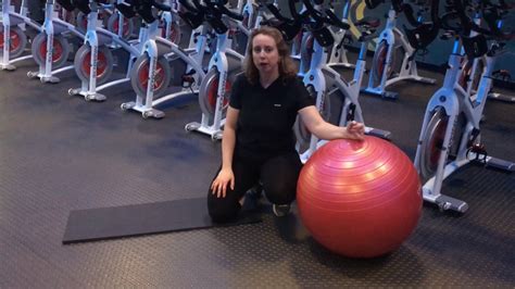 Advanced Ab Exercise With Your Stability Ball Youtube