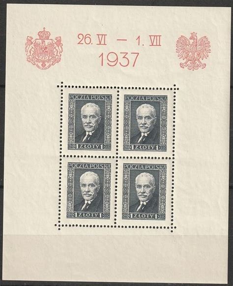 Polen 1937 Block No 4 Postfrisch Kaufen Auf Ricardo