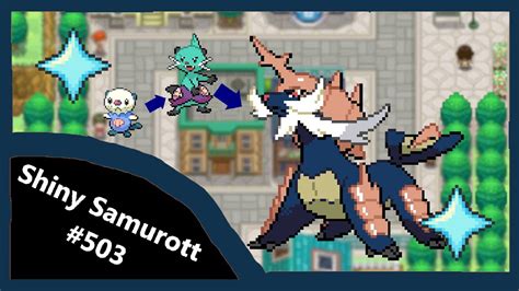 Live Shiny Samurott From Oshawott After Soft Resets Unova