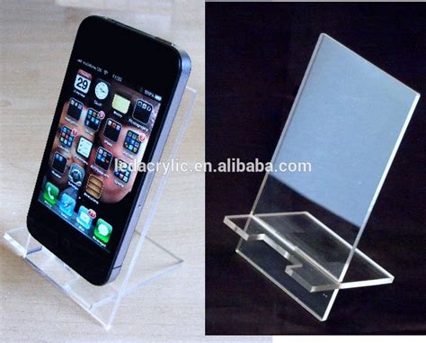 Clear Acrylic Desktop Mobile Phone Stand High Quality Clear Acrylic