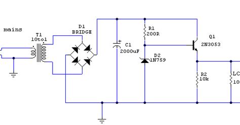 Regulated 12 Volt Supply Circuit Diagram