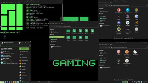 Manjaro Linux Ter Uma Vers O Destinada Para Gamers Diolinux O Modo