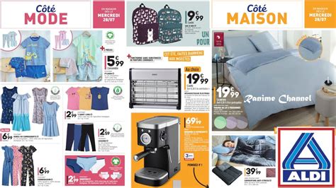 Aldi France Catalogue Du 27 Juillet Au 2 Aôut 2021 Youtube