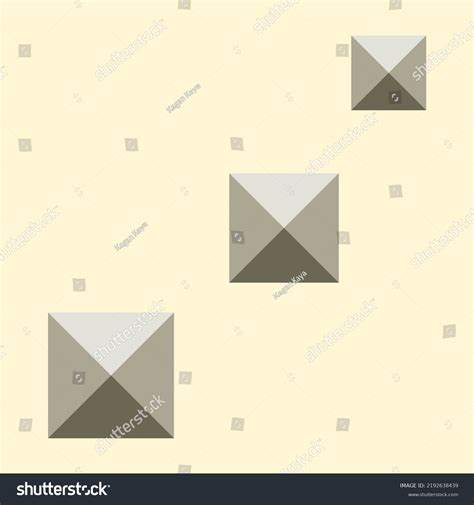 Great Egyptian Pyramids Top Aerial View Stock Vector (Royalty Free ...