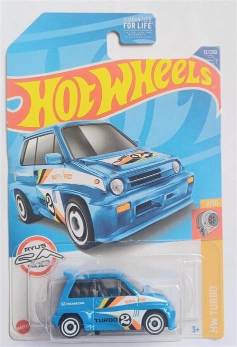 2022 Hot Wheels 85 Honda City Turbo II Blue HW Turbo 2 10 13 250