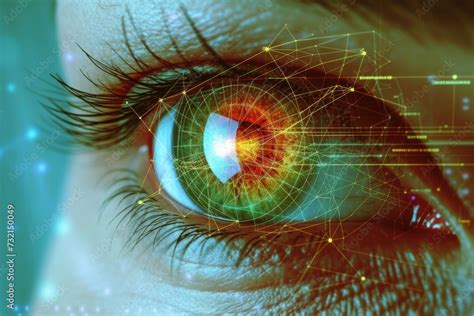 Human Cyborg AI Eye Latent Myopia Eye Iris Inflammation Optic Nerve