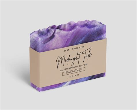 Soap Packaging Label Template Handmade Soap Bar Labels Soap Belly Band Etiquetas De Jabones