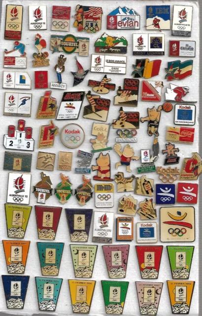 Lot De 77 Pin S Sport Jeux Olympiques 1992 Albertville Barcelone Eur 14 80 Picclick Fr