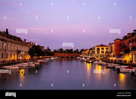 Historic Centre Of Peschiera Del Garda Hi Res Stock Photography And