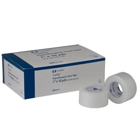 Curity Hypoallergenic Clear Tape At