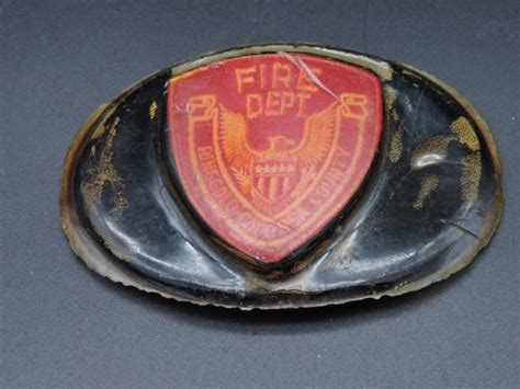 Vintage Fire Helmet Badge ~ Fire Cap Badge ~ Old Fire… - Gem