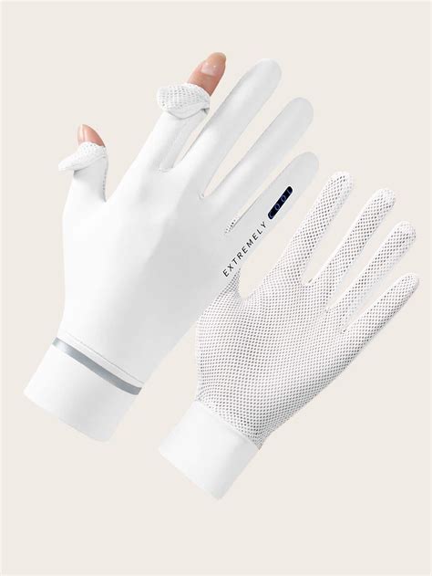 6362 A08 10 Un Par Guantes De Ciclismo Anti Deslizante Con Estampado D