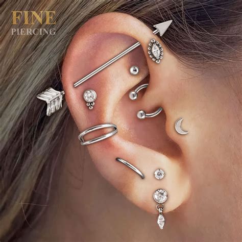 Tipos De Piercings Na Orelha Guia Completo Fine Piercing