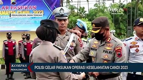 Polres Pekalongan Kota Gelar Pasukan Operasi Keselamatan Candi