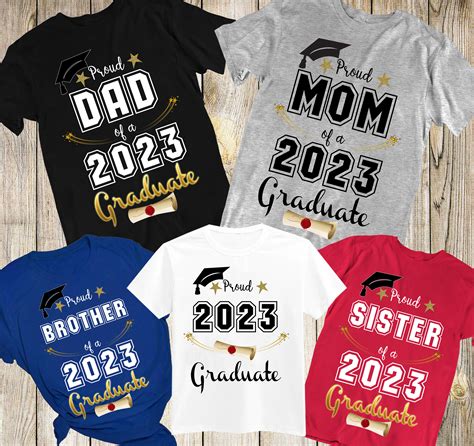 Camisetas De Graduaci N Camisas De Graduaci N Familiar Etsy M Xico