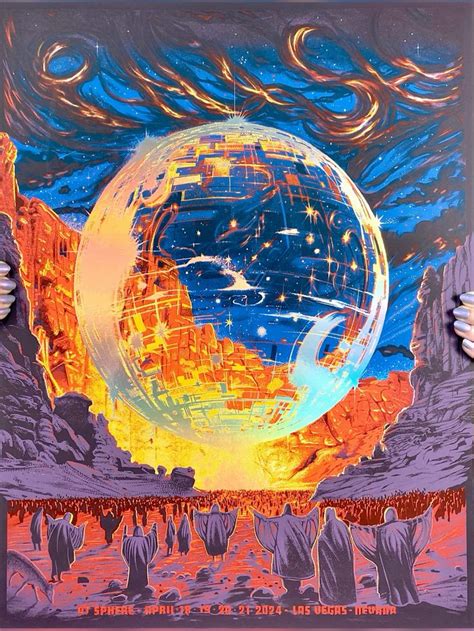 Phish Sphere Poster | Las Vegas, Arizona | 18-21 April 2024 | by Paul ...