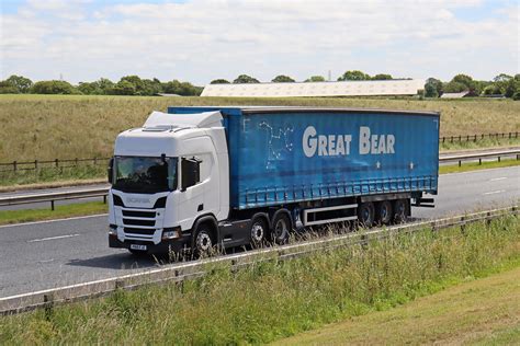 Scania R450 PN19FJZ Great Bear Trailer M6 Bilsborrow Grimmys Truck