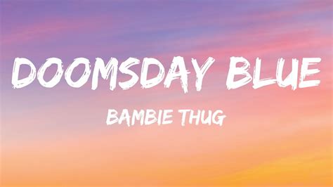 Bambie Thug Doomsday Blue Lyrics Ireland 🇮🇪 Eurovision 2024 Youtube