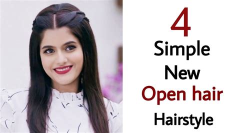 4 Simple New Open Hairstyle Latest New Hairstyle Hairstyle For Girls Easy Hairstyle Youtube