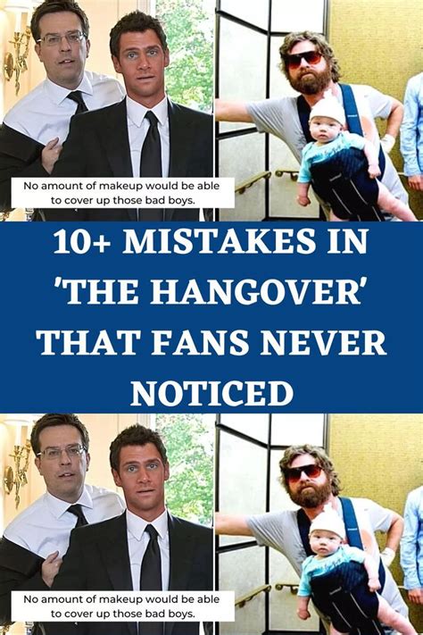 A Collage Of Photos With The Caption Must Takes In The Hangover That