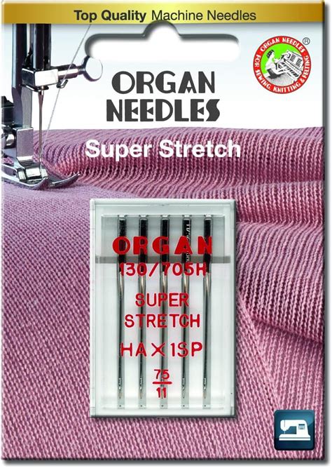 Organ Overlocker Serger Sewing Machines Needles Hax Sp Super Stretch