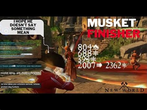 New World Season Musket Finisher Gameplay Insane Damage Youtube