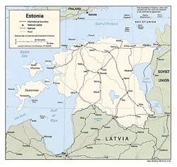 Maps Of Estonia Detailed Map Of Estonia In English Tourist Map Of