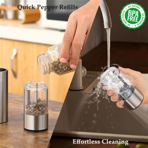 Tlysxpro Electric Salt And Pepper Grinder Set Of Set Of Qfc