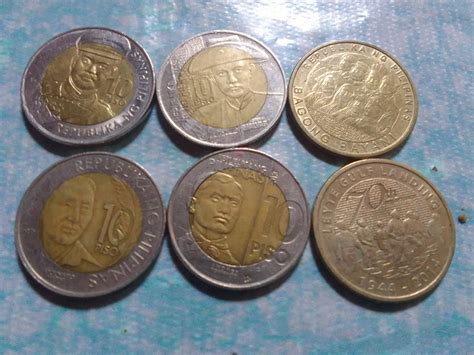 Set commemorative coin 10 peso & 5 peso, Hobbies & Toys, Memorabilia & Collectibles, Currency on ...