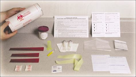 Blood Alcohol Urine Specimen Collection Kit BUK100 Forensi Tech Limited