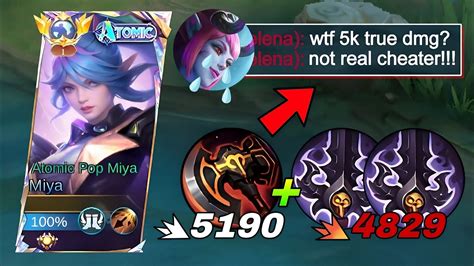 GLOBAL MIYA WTF 5K TRUE DAMAGE BUILD Must Try Top 1 Global Miya