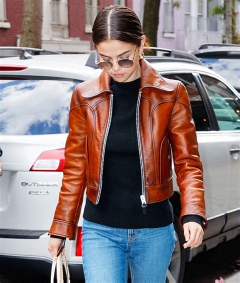 Selena Gomez Leather Jacket