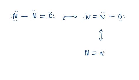 Solvednitrous Oxide N2 O Has A Linear Structure Nno Write Resonance