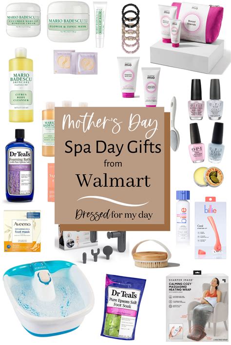 Mother's Day Spa Day Gifts from Walmart - Dressed for My Day