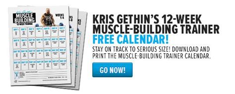 Kris Gethin S Week Muscle Building Trainer