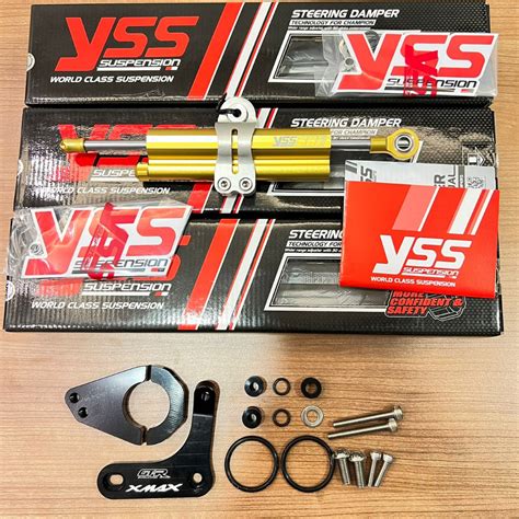 YAMAHA XMAX 250 300 ORIGINAL YSS STEERING DAMPER SIAP DAMPER BRACKET