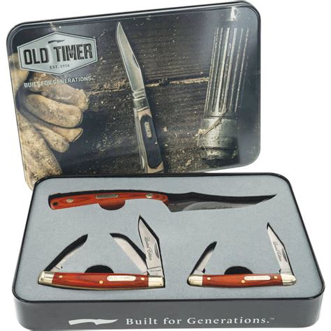 Schrade Old Timer Limited Edition Gift Set Knives Piece Outdoor