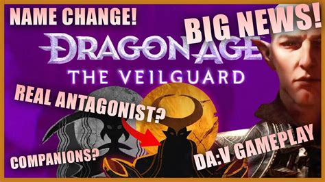 Dragon Age The Veilguard BIG DRAGON AGE NEWS Analysis Of The