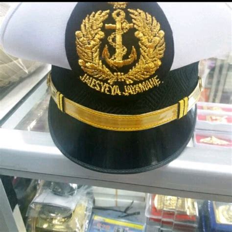 Jual Topi Pet Pdu TNI AL Pama Plus Sarung Pet Jakarta Pusat Aliv