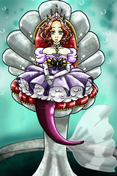 Comm Mermaid Princess Haru By Azura Mermaid Arts On Deviantart