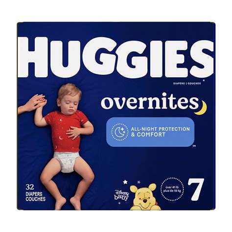 Huggies Overnites Nighttime Baby Diapers - Size 7 - Shop Diapers at H-E-B