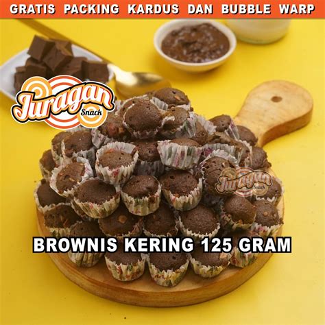 Jual Kue Brownis Kering Gram Snack Kiloan Makanan Ringan Jajanan