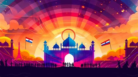 INDIA FLAG FLYING | Premium AI-generated image