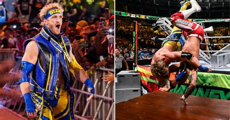 Logan Paul Shows Off Injuries After Scary Fall During Wild Wwe Match