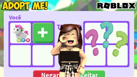 Trocando Unic Rnio Neon No Adopt Me O Que Oferecem Roblox Youtube