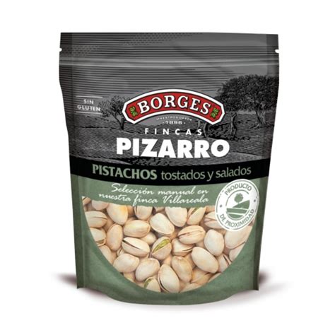 Pistachos Tostados Y Salados Fincas Pizarro Borges Sin Gluten G