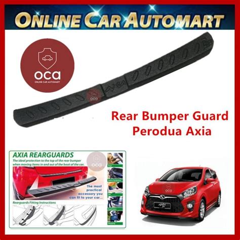 Perodua Axia Custom Fit Original ABS Car Rear Bumper Guard Made In